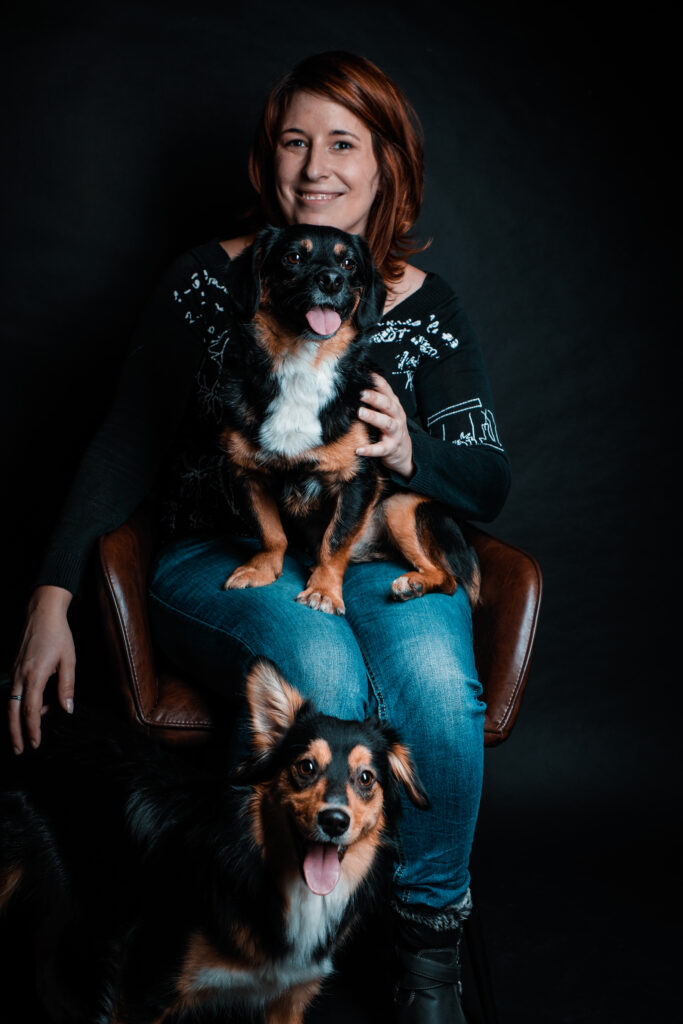 Das bin ich mit meinen Hunden, Tierheilpraktikerin, Tierphysiotherapie, Naturheilkunde, ganzheitliche Tiergesundheit